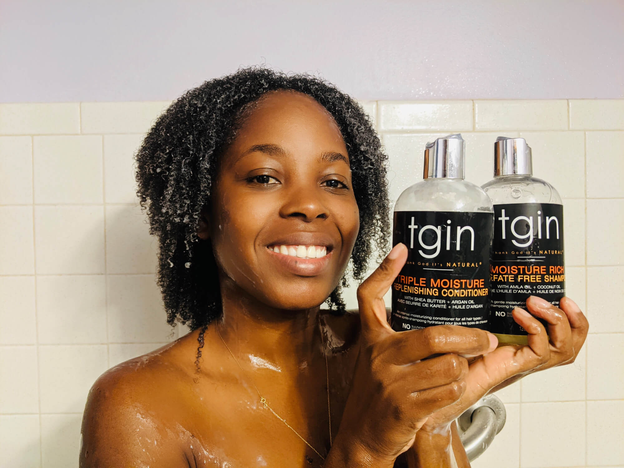 Tgin Moisture Rich Shampoo & Triple Moisture Conditioner