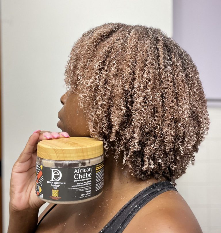 Design Essentials Natural African Chebe Herbal Pre-Wash Intense Repair Masque.